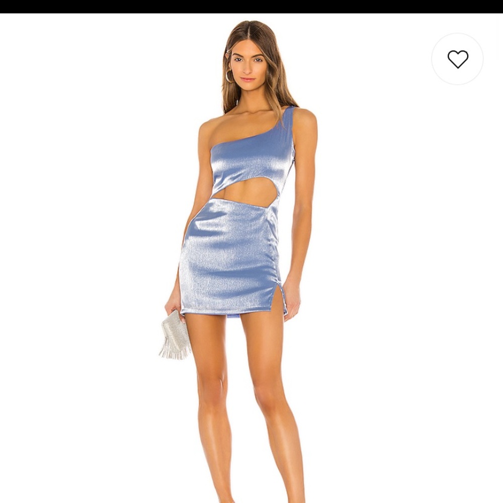 Superdown One shoulder cutout dress